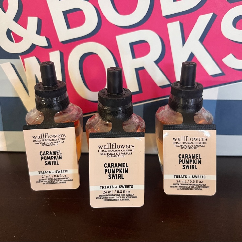 New Caramel Pumpkin Swirl Bath & Body Works wallflower refills 3 pack